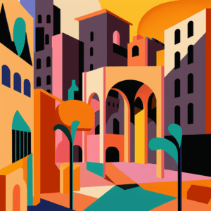 HiHomie an abstract cityscape in the style of henri matisse 05d263cb 0275 40fd 96b7 8029b05eb09f 1 Hi Homie