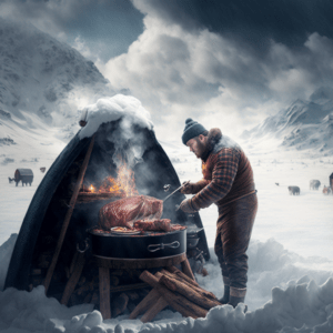 HiHomie coocking a barbecue in the middle of the north pole ult 650576a3 4431 4570 8987 fc597610b9fe Hi Homie